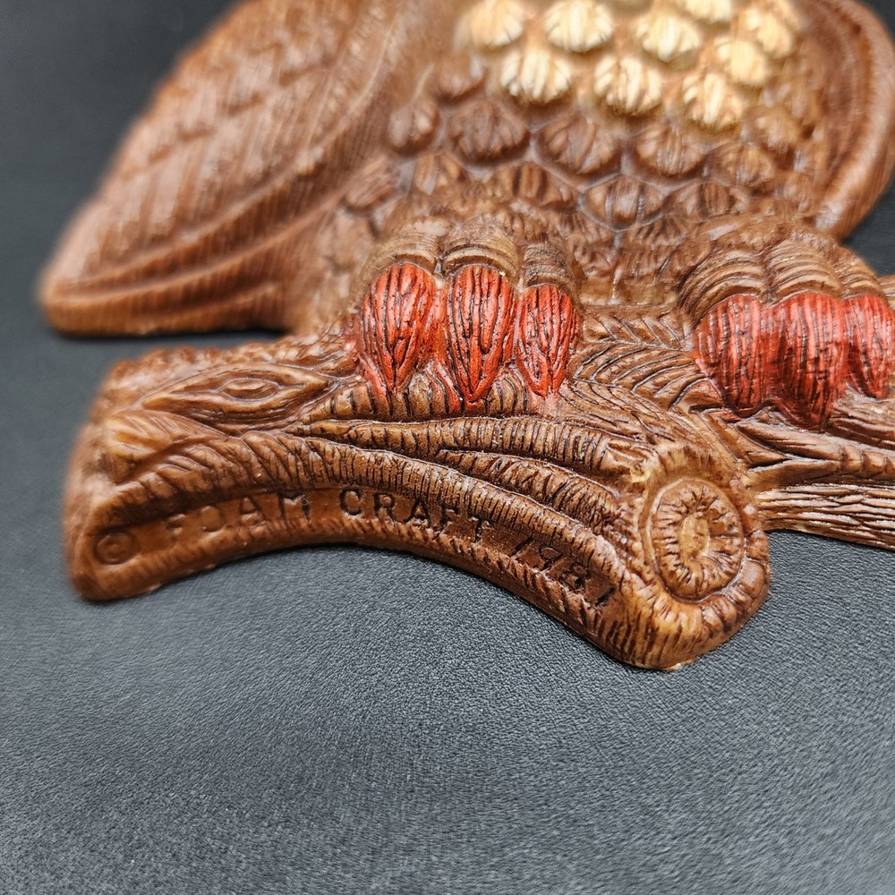 Vintage Foam Craft 1981 Brown Owl Wall Hanging Set Foam Retro MCM Cottagecore - Picture 10 of 11